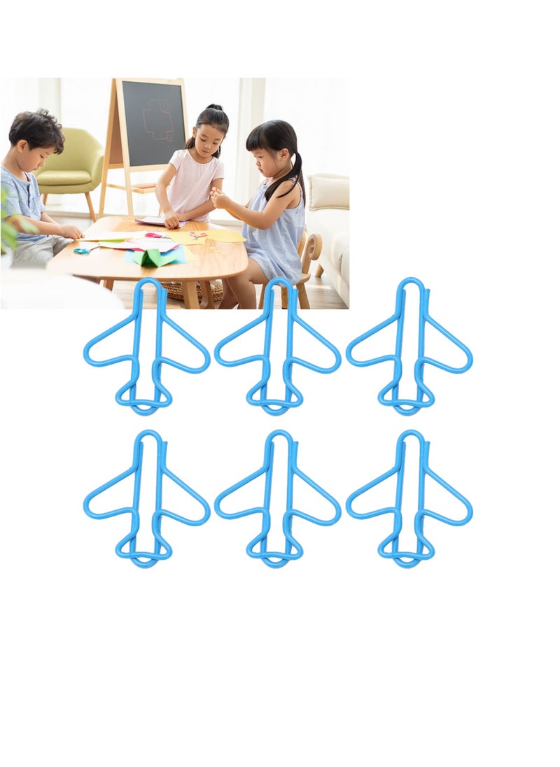 Velaurs 100 Pieces Cute and Beautiful Paper Clips for Scrapbooking Cardstock Craft Blue  - Image 5