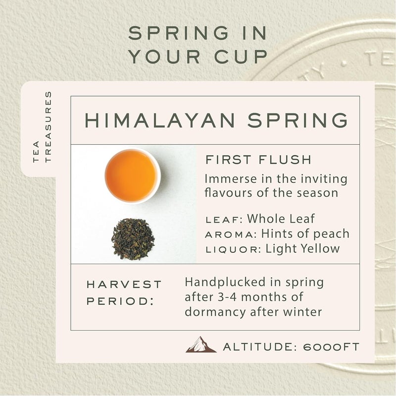 Makaibari Himalayan Spring First Flush Black Tea - USDA Organic Certified Loose Leaf - 100g - Image 3