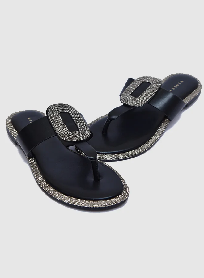 Vincci One Strap Low Heel Sandals
