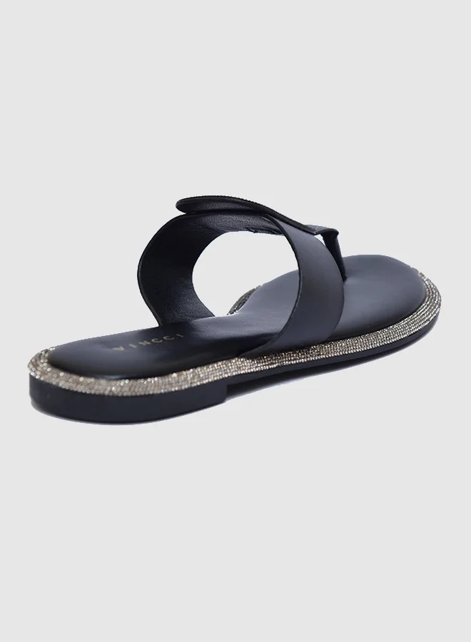 Vincci One Strap Low Heel Sandals