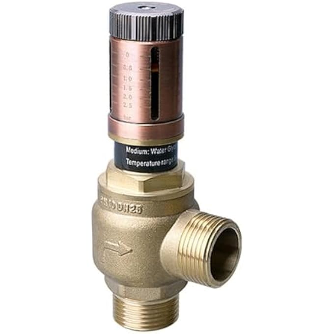 BYPASS VALVE FOR AIR CONDITIONING UNDERFLOOR HEATING HEAT PUMP COOLING WATER BOILER SYSTEM DIFFERENTIAL PRESSURE BYPASS VALVE DUAL UNIT DISPLAY - Image 2