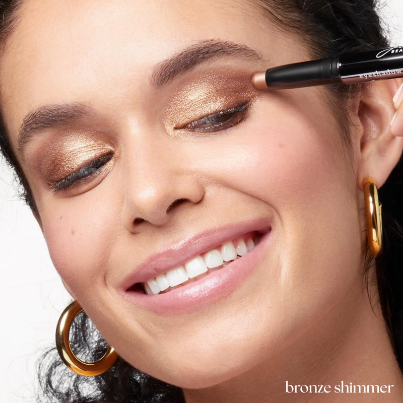 Julep Eyeshadow 101 Cream-to-Powder Waterproof Shadow Stick â€“ Bronze Shimmer â€“ Long-Lasting, Crease-Proof, Luminous Honey Brown Shimmer Eyeshadow with Built-in Smudger - Image 3