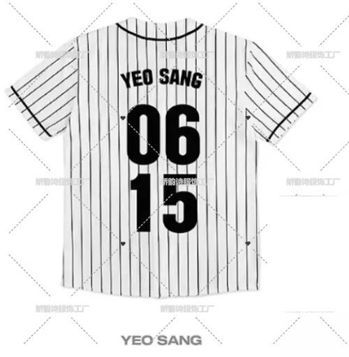 Cross-border New Baseball T-shirt ateez Surrounding Official Same Style Baseball Suit Top Short Sleeve Sweatshirt 0615