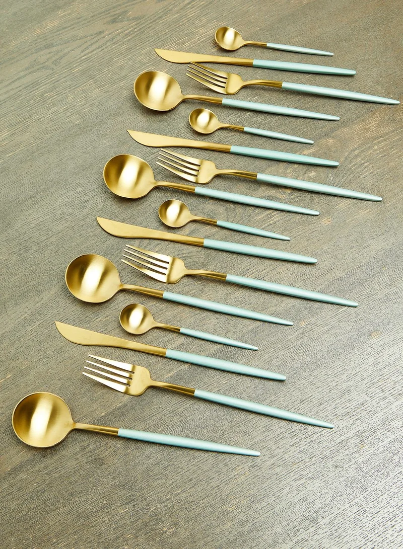 Noire Edit 16Pc Cutlery Set