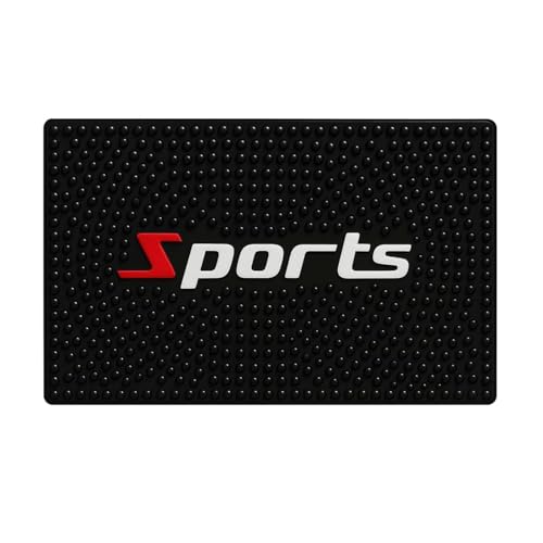 SARTE Car Dashboard Mat, Antiskid Big Size Bubble Design, Silicone Anti-Slip Rubber Pad, Universal Non Slip Car Dashboard Sticky Adhesive Mat for Phones Sunglasses Keys - Image 1