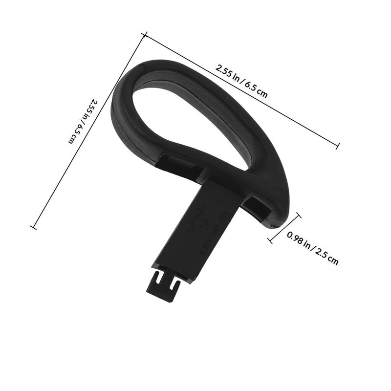 Driver Side Auto Seat Recliner Lever Handle Replacement Left Front Car Seat Adjustment Release Handle For Vehicle Seating Mechanicals Black - Image 3