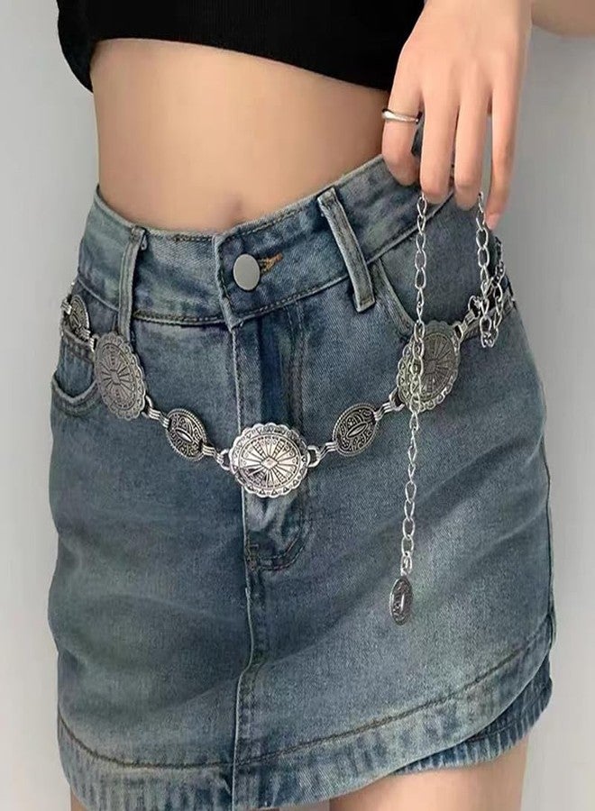 CanB Metal Waist Chain Punk Belly Chain Vintage Chain Large Size Waist Belt Chain Body Chain for Women and Girls - Image 5