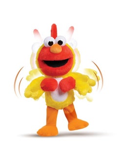 Just Play Sesame Street Chicken Dance Elmo Feature 13 Inch Plush, Interactive Singing And Dancing Plush, Stuffed Animal. Kids Toys For Ages 2 Up  - Image 1