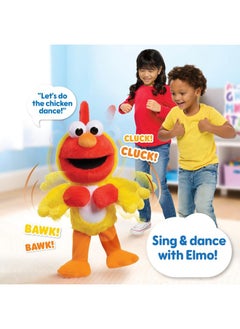 Just Play Sesame Street Chicken Dance Elmo Feature 13 Inch Plush, Interactive Singing And Dancing Plush, Stuffed Animal. Kids Toys For Ages 2 Up  - Image 2