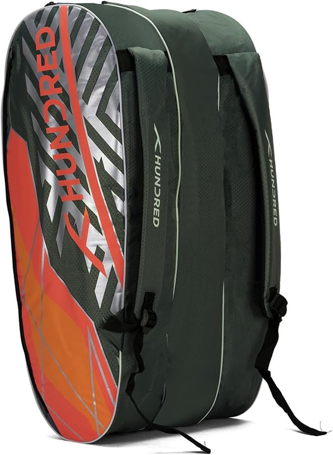 HUNDRED Ace Kit Bag Double Compartment With Side Pouch (6In1) Kit Bag (Dk Grey) - Image 1