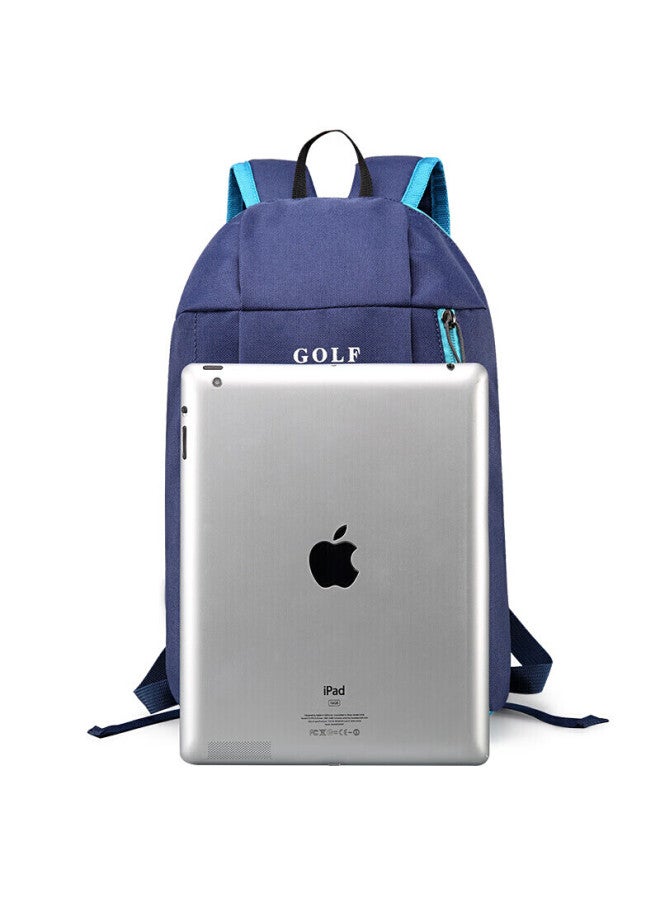 Golf Backpack For Men, Casual Travel Mini Backpack, Lightweight Small Schoolbag, 5i032885j, Navy Blue - Image 3
