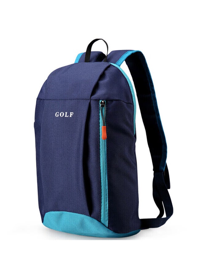 Golf Backpack For Men, Casual Travel Mini Backpack, Lightweight Small Schoolbag, 5i032885j, Navy Blue - Image 1