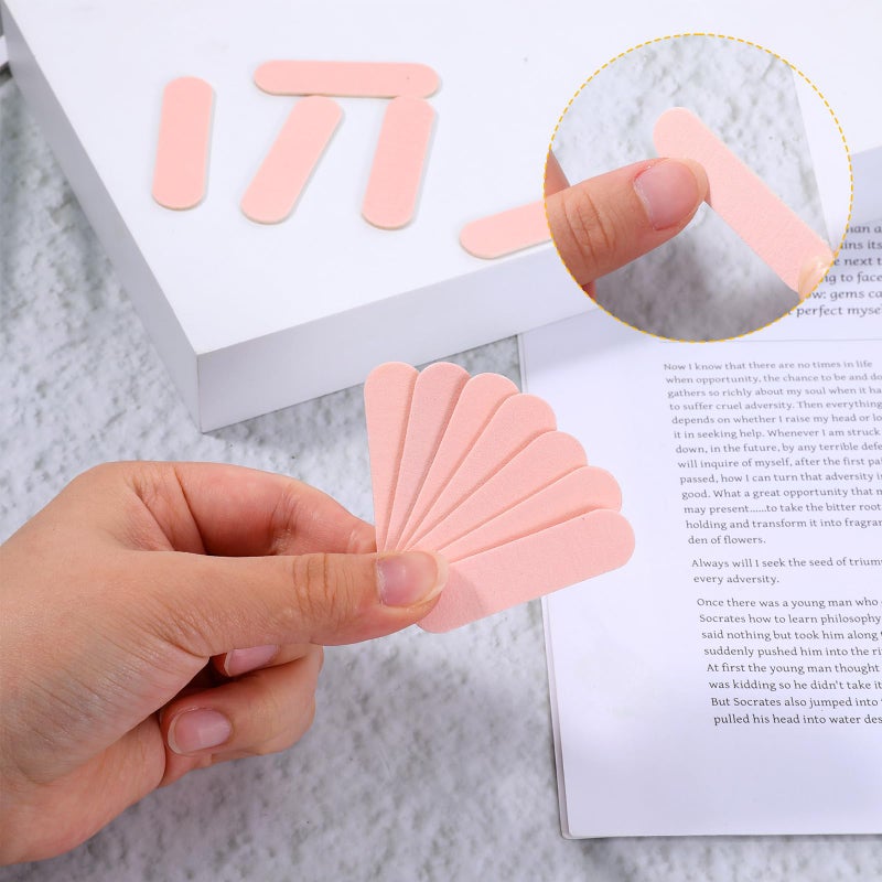 Ajcotahm 20PCS Mini Nail Files Disposable Cuticle Pusher for Press on Nails Double Sided Nail Files Manicure Pedicure Tools - Image 5