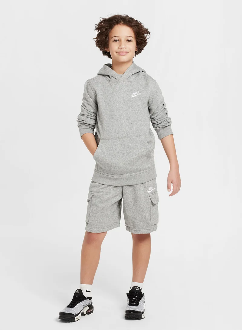 Nike Kids Nsw Lbr Club Fitted Cargo Shorts