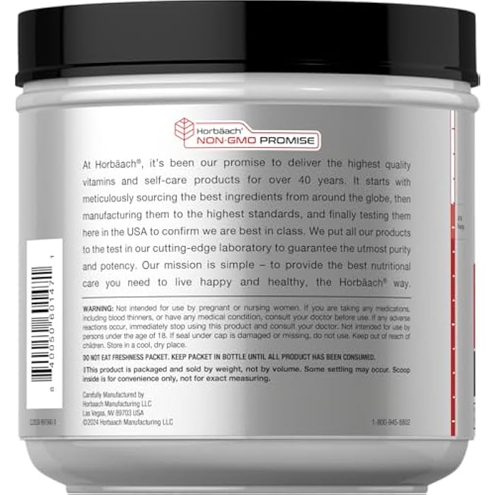 Horbäach Horbaach Joint Support Supplement Powder | 1 lb | Glucosamine, Chondroitin, MSM & Turmeric | for Men and Women | Non-GMO & Gluten Free - Image 3