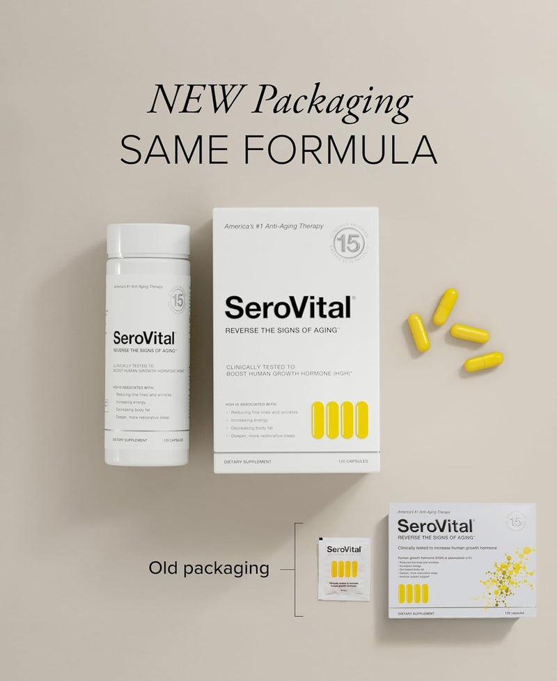 Serovital Renewal Complex  Anti Aging Supplements  Amino Acids  Peptides  Improved Energy and Immunity Better Deeper Sleep 30Day Supply - Image 4