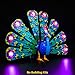BrickBling إضاءة LED من BrickBling متوافقة مع مجموعة Lego Creator طاووس غريب مجموعة إضاءة إبداعية متوافقة مع Lego 31157 لا تشمل نموذجًا - Image 4