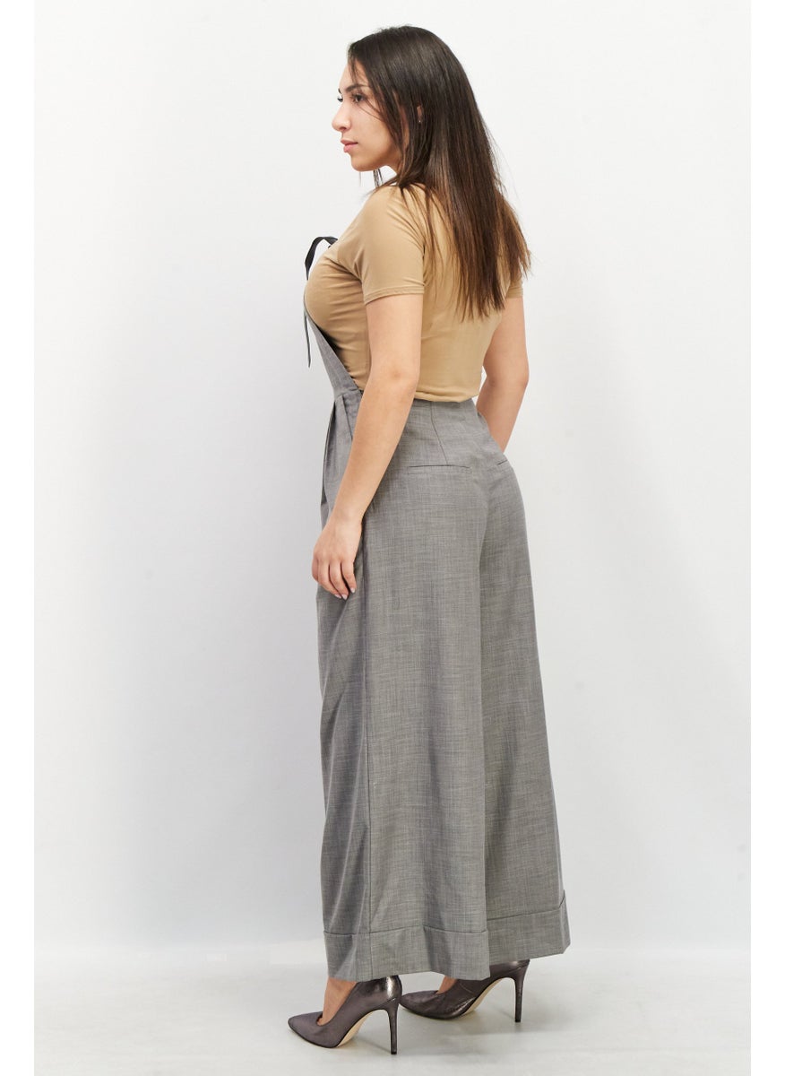 Women Textured Sleeveless Jumpsuit, Grey Melange - pzsku/ZED430974C90A722D8A9CZ/45/_/1737987146/a7db5daa-770f-47e4-aa70-a84701a5ea4a