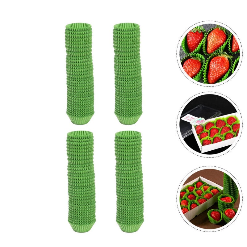 Green Greaseproof Baking Cups 2000pcs Heat Resistant Oil Resistant Muffin Liners for Party - Image 4
