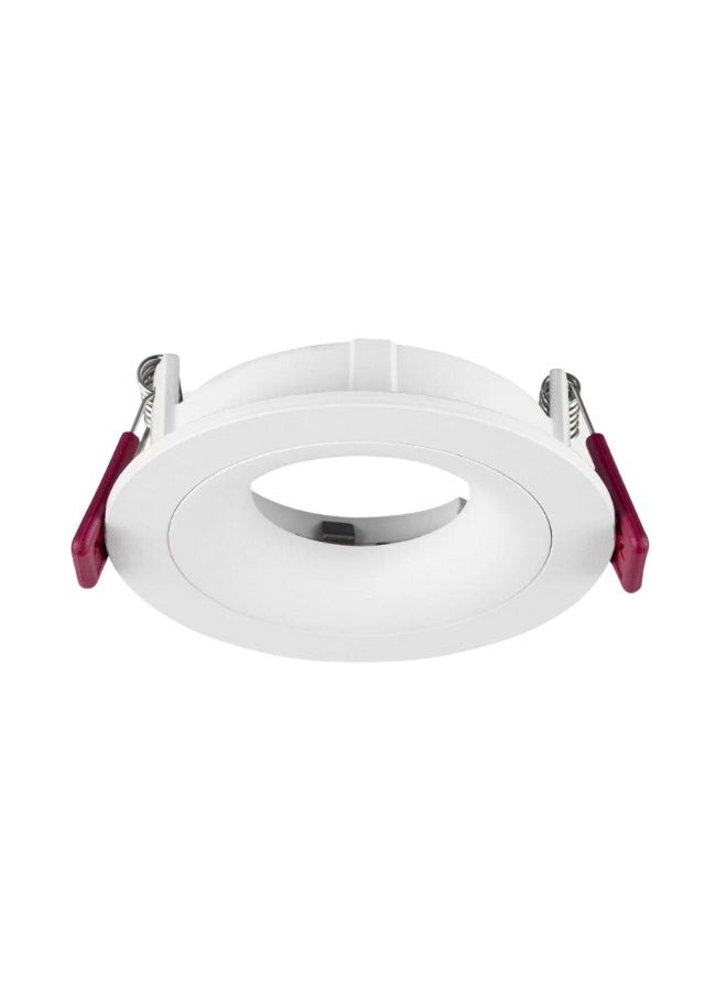 Spotlight Frame Recessed Round White