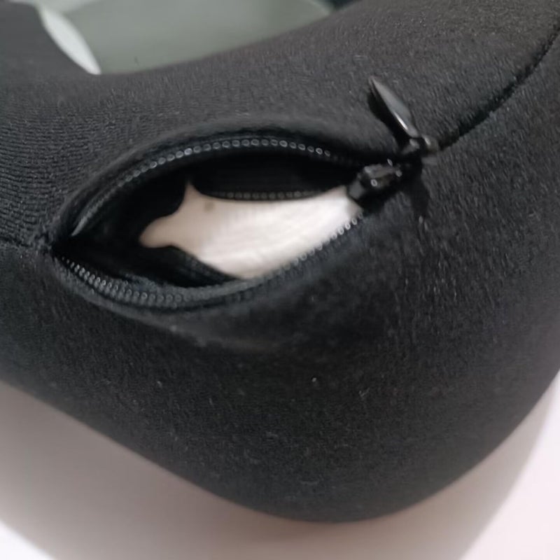 jidachuang Memory Foam Travel Pillow for Traveling Neck Pillow for Airplanes Adult (B-Black) - Image 5