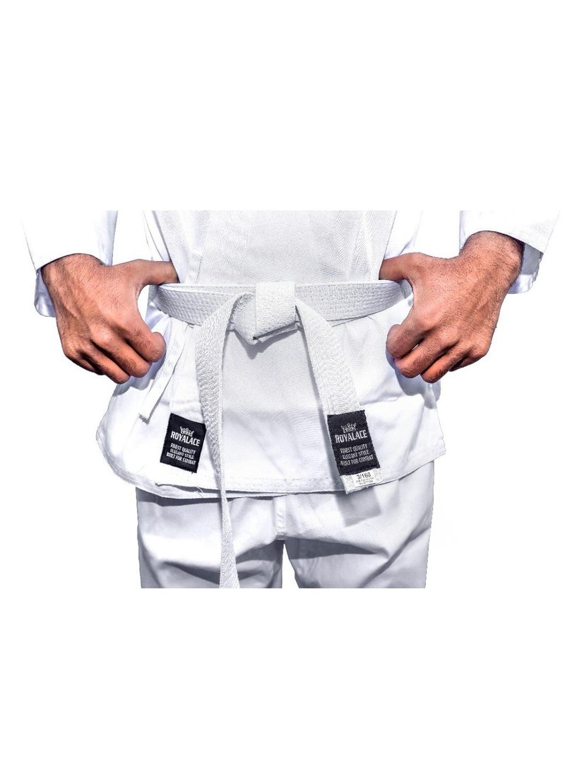 Royalace - Karate Suit For Kids, Men And Women Light Weight Karate Uniform ,Judo, Kickboxing, Martial Arts, Karate School Academy Training Size 120 - Image 1