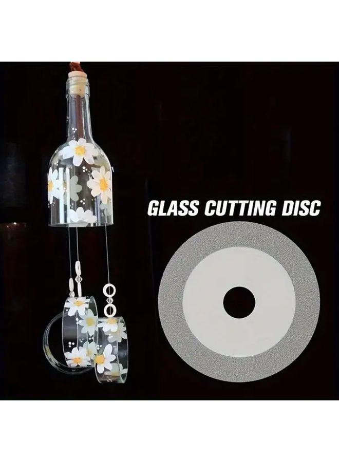 4 Inch Diamond Coarse Grit Glass Cutting Disc Grey 100mm Ceramic Marble Polishing Wheel For Bench Grinder - Image 5