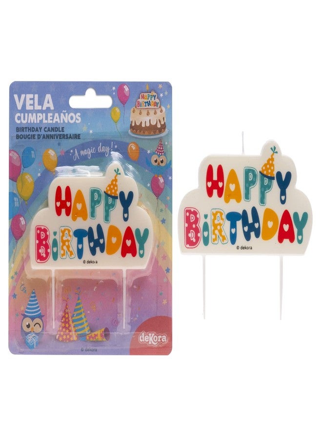 Dekora - Original Birthday Candles | Happy Birthday Decoration with Decorative Letters - 10 x 6 cm - Image 5