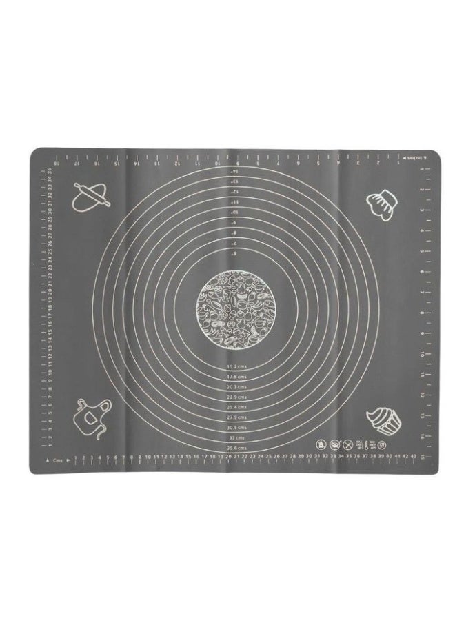 حصيرة سيليكون للعجن والفرد مع مقاسات – مقاومة للالتصاق وسهلة التنظيف | مناسبة للخبز والمعجنات والبيتزا - Image 2