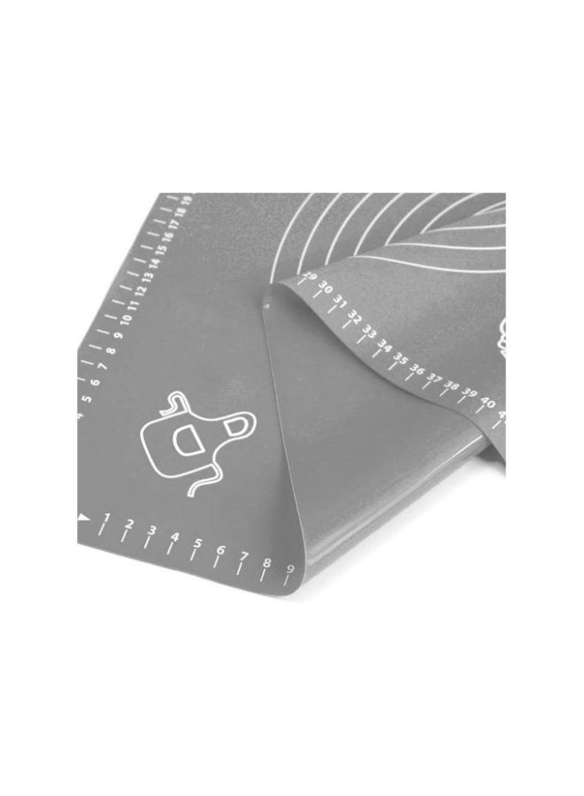 حصيرة سيليكون للعجن والفرد مع مقاسات – مقاومة للالتصاق وسهلة التنظيف | مناسبة للخبز والمعجنات والبيتزا - Image 5