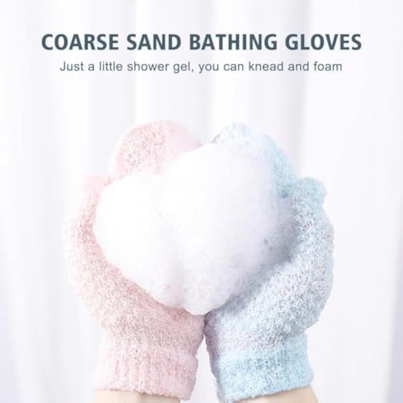 Exfoliating Gloves, 1Pc, Skin Exfoliator for Body, Shower, Scrub Exfoliating, Loofah Glove, Exfoliation Mitt, Bath Gloves- multicolor - Image 4