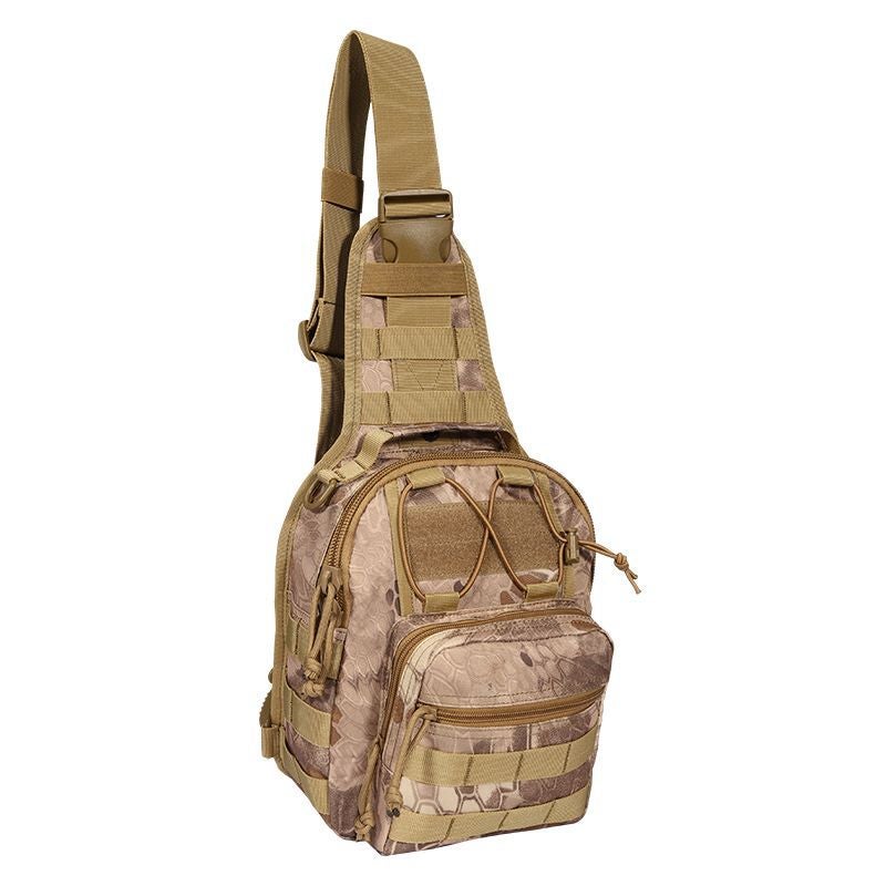 Camo Oxford Cloth 600D Encrypted Extra-Large Camouflage Chest Bag Shoulder Bag Outdoor Bag Crossbody Bag Tactical Small Chest Bag - Image 1