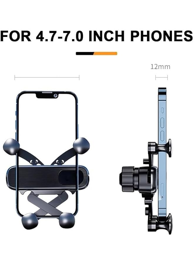 S-TOP Car Air Vent Hook Phone Holder, Air Vent Adjustable Car Phone Mount Telescopic Phone Stand Navigation Universal Mount 360°rotate, Rotatable Car Phone Holder Compatible for Phones - Image 4