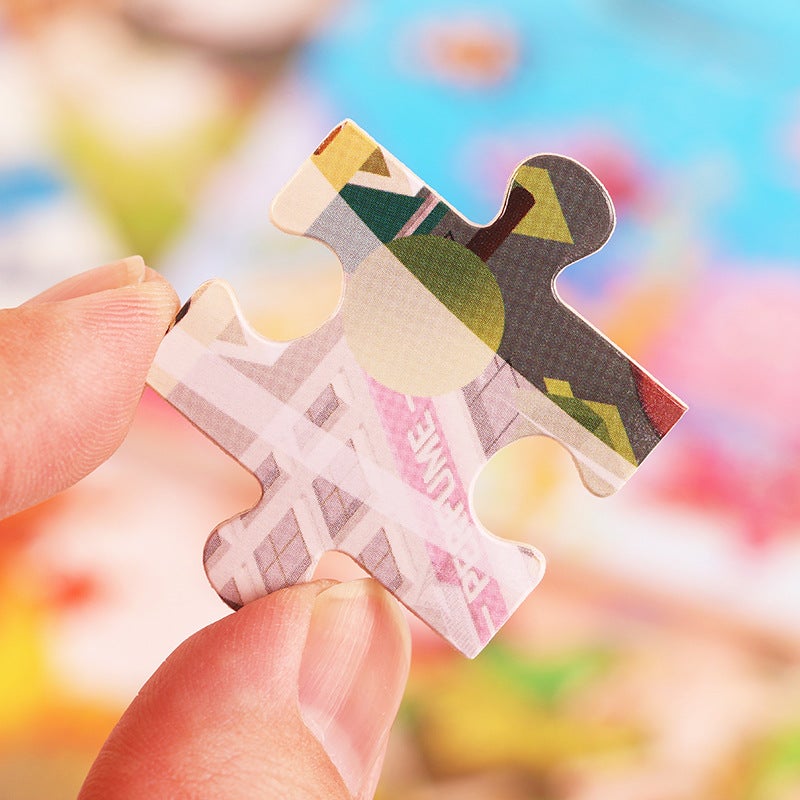 Wooden 30-Piece Puzzle Children'S Animal Dinosaur Cartoon Wooden Flat Puzzle Baby Early Education Educational Toys - Image 4