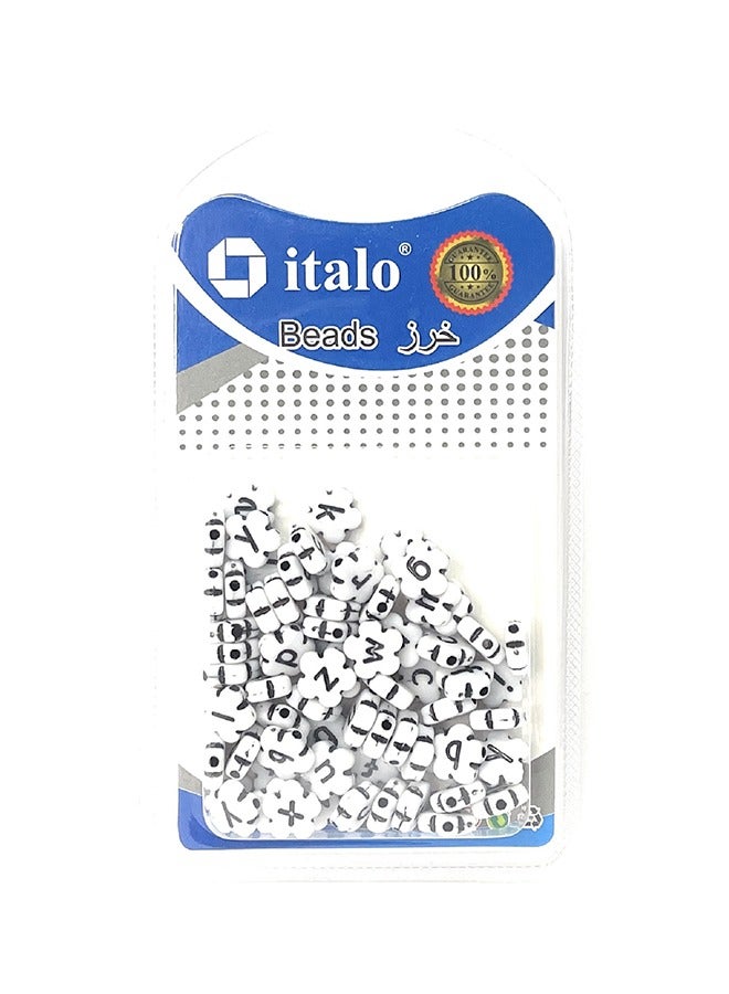 ITALO مجموعة خرز مصنوعة يدويًا على شكل أحرف أبجدية - Image 1