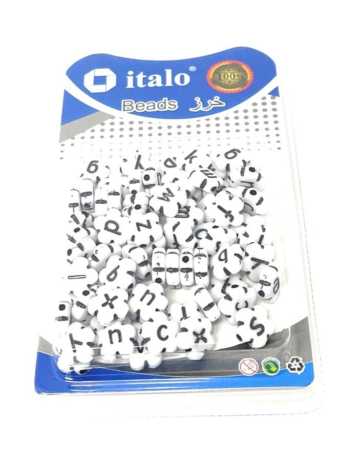 ITALO مجموعة خرز مصنوعة يدويًا على شكل أحرف أبجدية - Image 2