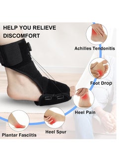 KASTWAVE Dorsal Night Splint, Plantar Fasciitis Pain Relief, Foot Drop Brace for Sleeping, and Achilles Tendon Stretcher Boot for Nighttime Ankle Dorsiflexion  - Image 2