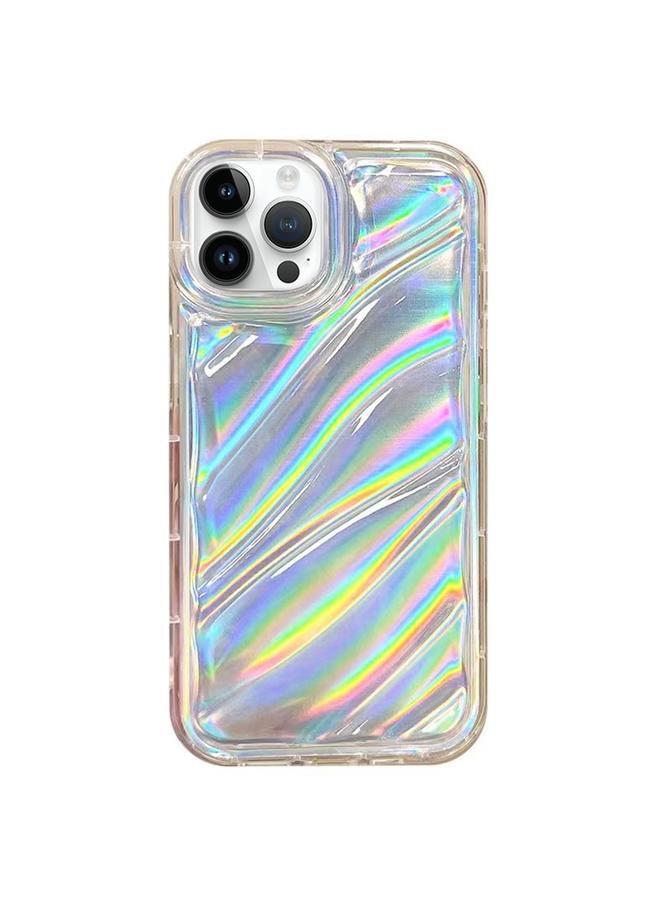Zaboon Case For iPhone 13 Pro Laser Sequin Waves TPU Phone Case - Image 1