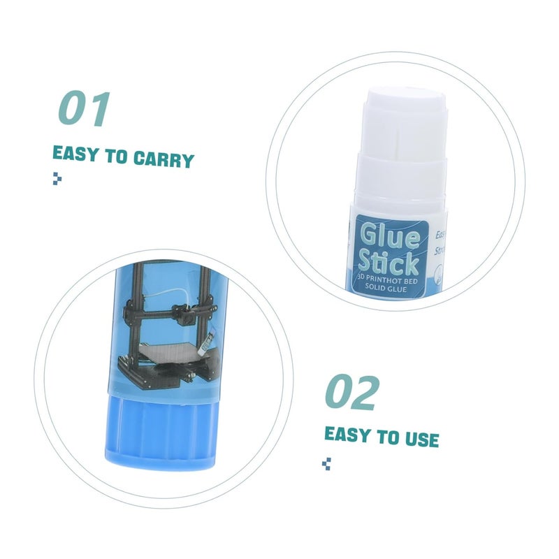 Unomor Blue 3D Printer Adhesive Glue Stick Strong Bed Adhesion Heat Resistant For TPU Filament - Image 4