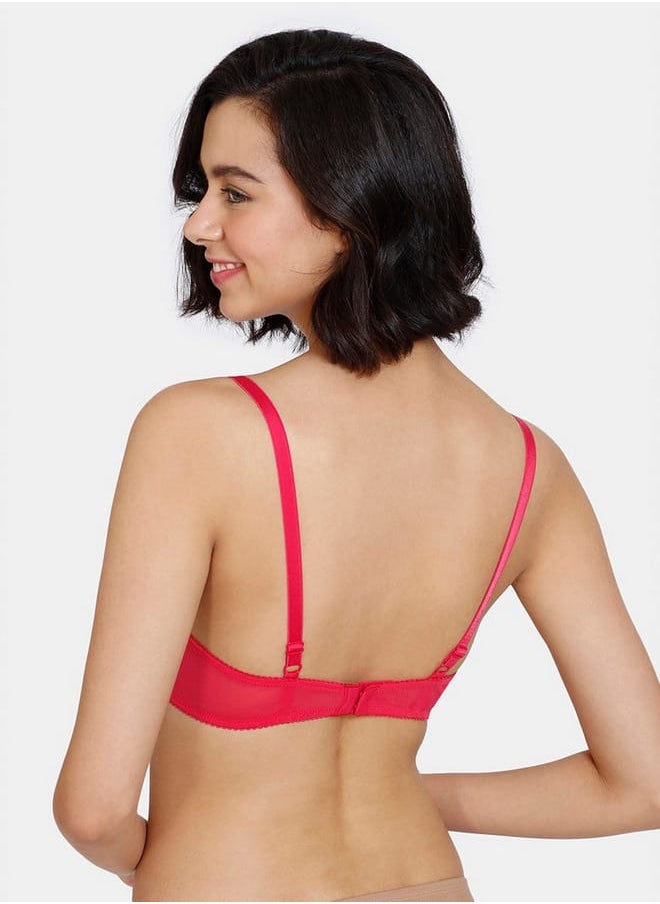 zivame Zivame Solid Padded Wired Bra with Adjustable Shoulder Straps  - Image 3