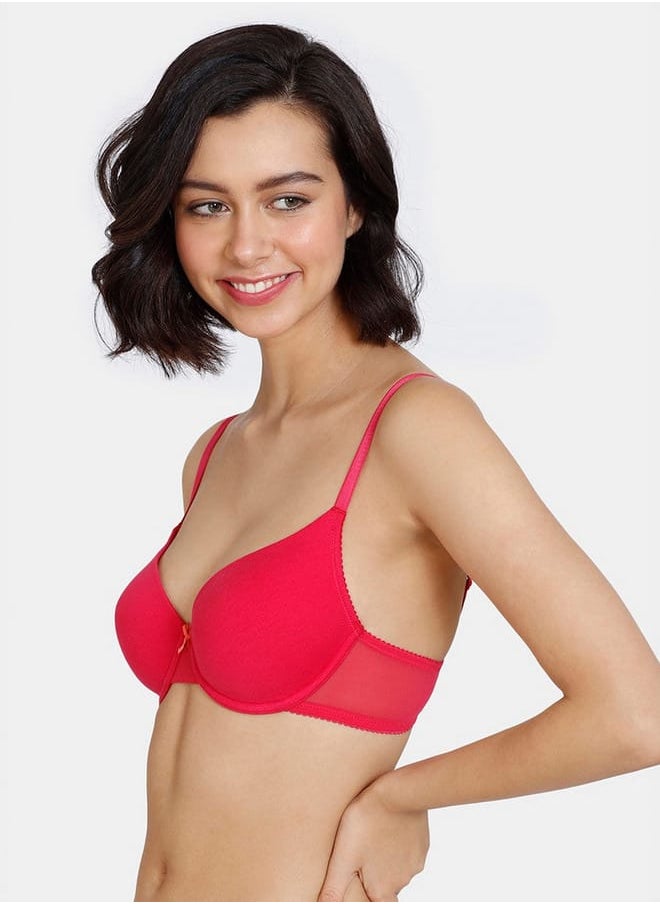zivame Zivame Solid Padded Wired Bra with Adjustable Shoulder Straps  - Image 2