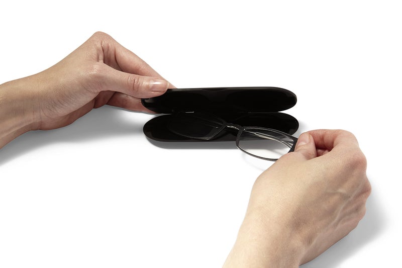 ThinOptics Unisex Adult Glasses Reading, Regular Case / Rectangle Black, 1.50 US - Image 5