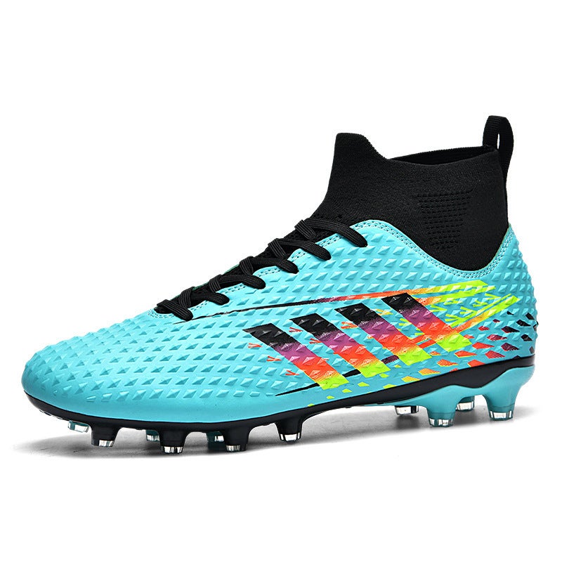 New Adult High-Top Children'S Football Shoes For Boys And Girls Adult Students Ag Spike Tf Broken Nail Training Shoes Football Shoes - Image 3