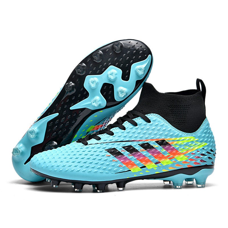New Adult High-Top Children'S Football Shoes For Boys And Girls Adult Students Ag Spike Tf Broken Nail Training Shoes Football Shoes - Image 5