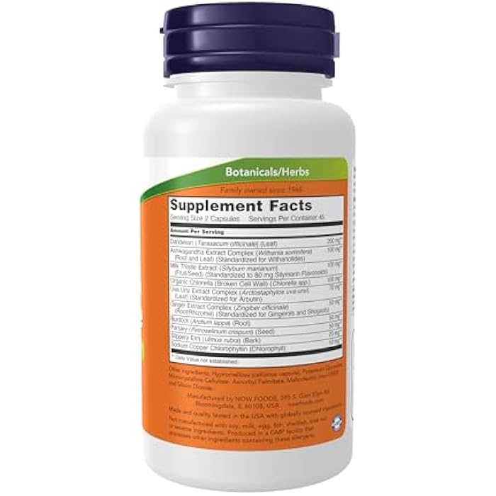 Now Supplements, Detox and Cleanse, 90 Veg Capsules, Liver and Kidney Support* - Image 2
