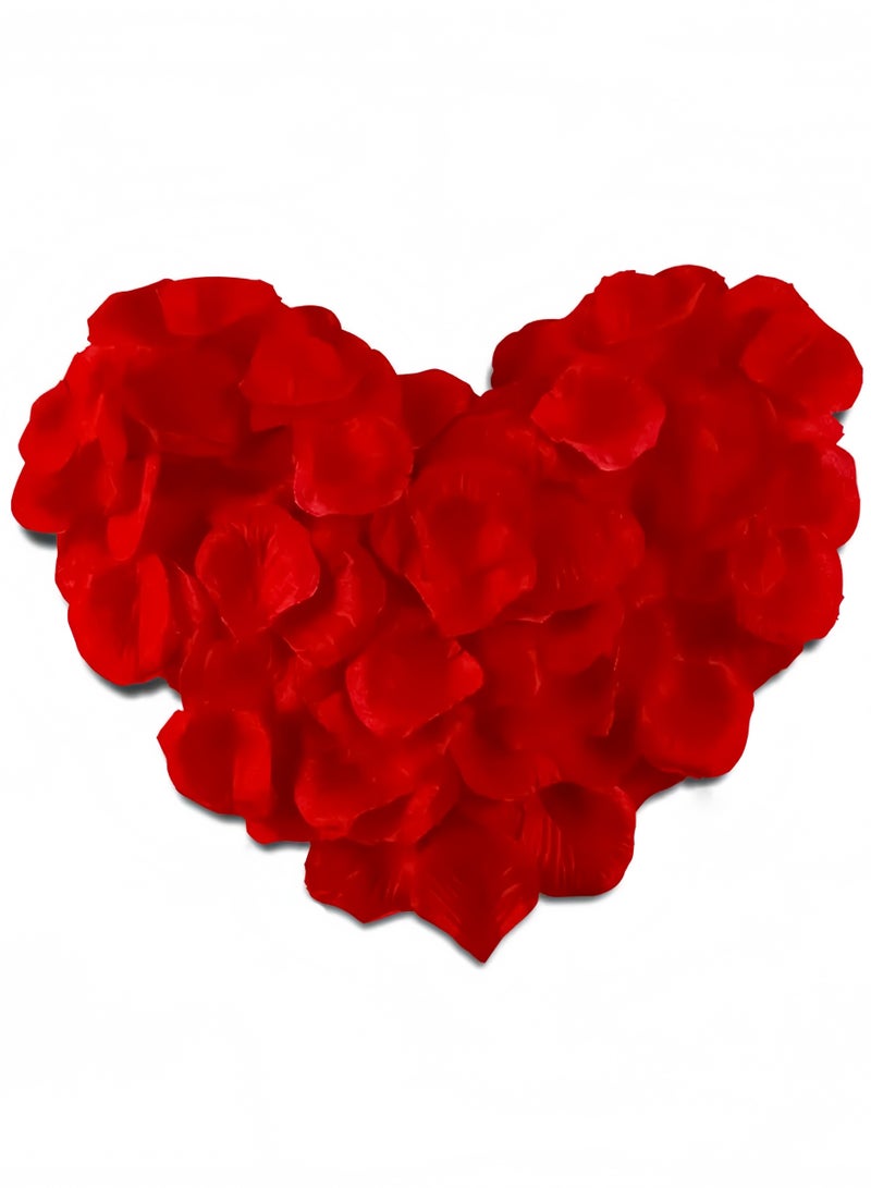 Lee Yon 2000-Piece Artificial Rose Petals, Dark Red, 5x5 cm Non-Woven Fabric for Weddings, Anniversaries, and Romantic Occasions - Image 1