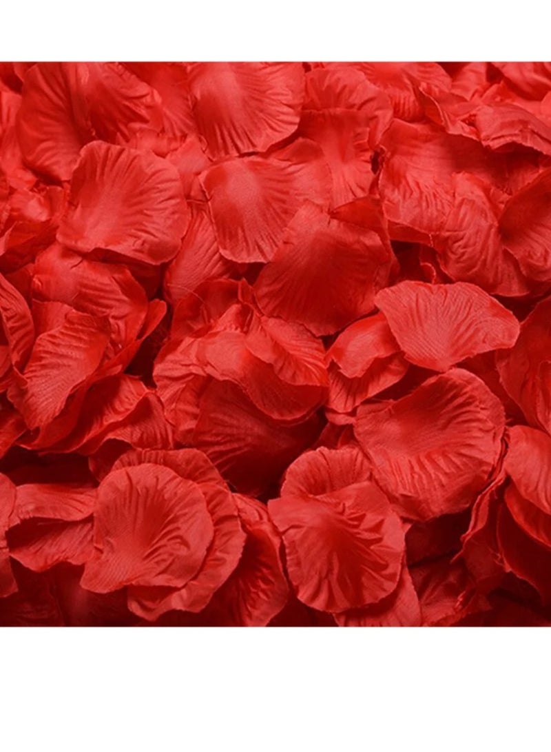 Lee Yon 2000-Piece Artificial Rose Petals, Dark Red, 5x5 cm Non-Woven Fabric for Weddings, Anniversaries, and Romantic Occasions - Image 5