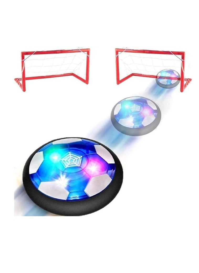 Hoover Soccer And Goal Goal Toy Featuring Electric Air Power Soccer + 2 Rechargeable Soccer Goals - With Led Light. Indoor Soccer Game For Teens Ages 3 4 5 6 7 8 9  - Image 1