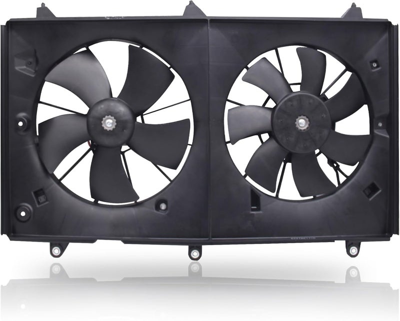 PartsFlow Radiator Cooling Fan Assembly for Honda Accord DX EX-L Sedan LX Special Edition 620-225 - Image 1