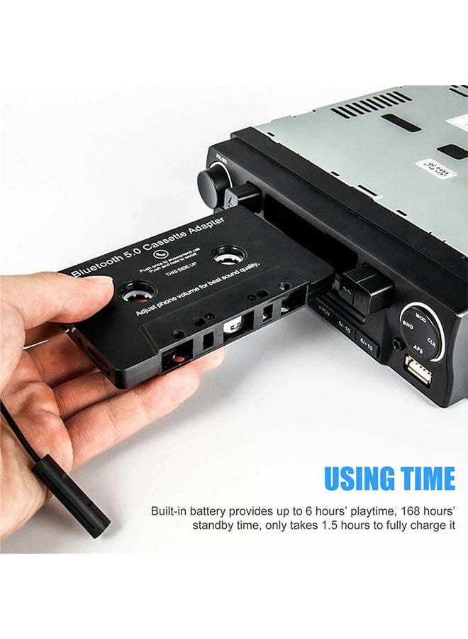 HAVEN BT Cassette Adapter, Car Audio Bluetooth Cassette Receiver, Wireless Tape Auxiliary Adapter, Smartphone Audio Converter, Wireless Bluetooth Hands-Free for Home/Car - Image 5